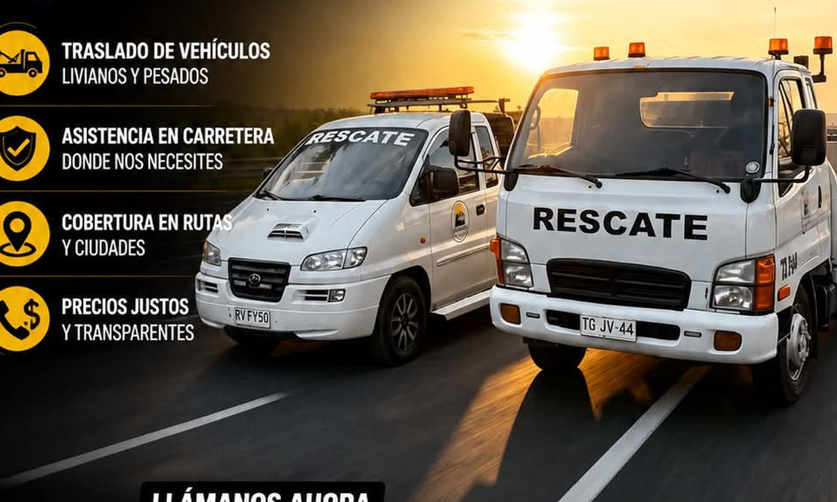 Trabajo realizado por Rescate Grúas Arica
